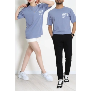 Kompakt Penye Unisex Tişört Boyalıgri1 - 55064.1872.