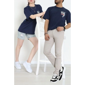 Kompakt Penye Unisex Tişört Lacigri - 55064.1872.