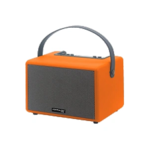 Konfulon F31 50W Sürücülü 2 Adet Mikrofonlu BT 5.2 Kablosuz Hoparlör - Turuncu