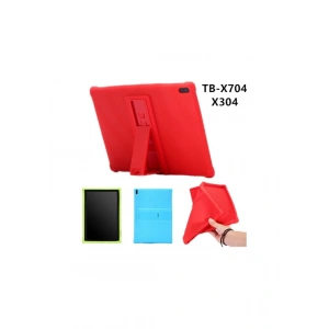 Lenovo Tab 4 10 (tb-X304X704 Standlı Silikon Kılıf-(1903)