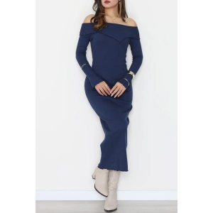 Madonna Yaka Kaşkorse Midi Boy İkili Takım Lacivert - 42792.1567.