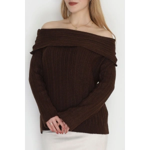 Madonna Yaka Triko Acıkahve - 2324.1765.