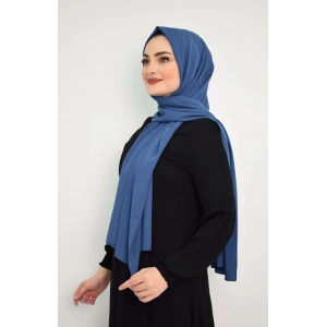 Medine İpeği Şal MC1115 İndigo
