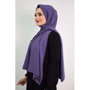 Medine İpeği Şal MC1115 Lila