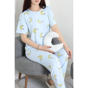 Milan Alt Üst Aynı Pijama Takımı Mavi - 792.1287.