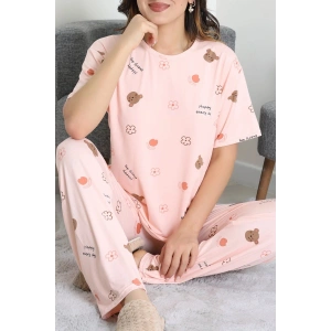 Milan Alt Üst Aynı Pijama Takımı Pudraçiçek - 792.1287.