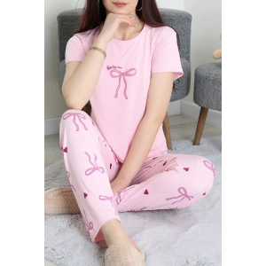 Milan Enjeksiyon Baskılı Pijama Takımı Pembe - 630.1287.
