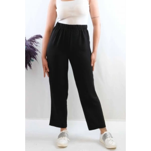 Moda Çizgi Aerobin Pantolon Siyah