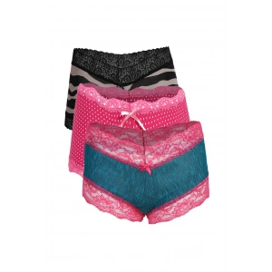 Moda Çizgi Bayan 3lü Boxer 40207