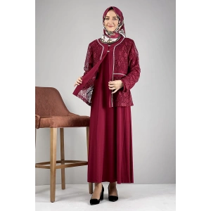 Moda Çizgi Büyük Beden Elbise