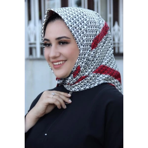 Moda Çizgi Desenli Eşarp