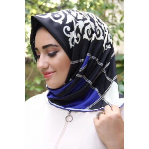 Moda Çizgi Desenli Eşarp