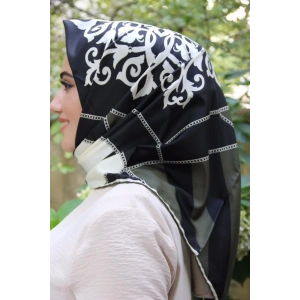 Moda Çizgi Desenli Eşarp