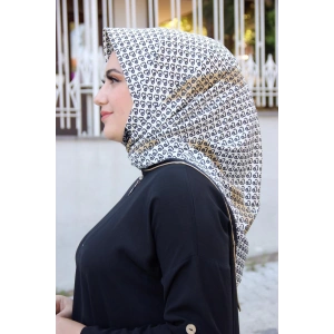 Moda Çizgi Desenli Eşarp