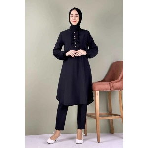 Moda Çizgi Desenli Tunik