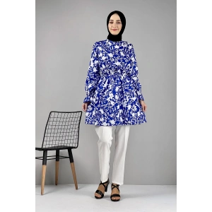 Moda Çizgi Desenli Tunik