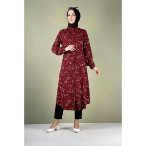 Moda Çizgi Desenli Tunik