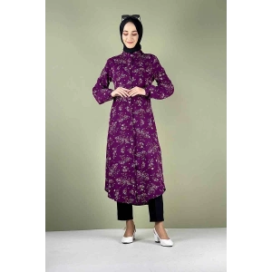 Moda Çizgi Desenli Tunik