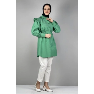 Moda Çizgi Desenli Tunik