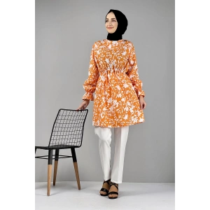 Moda Çizgi Desenli Tunik