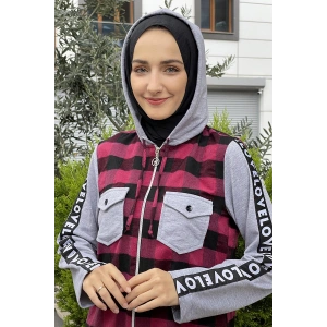 Moda Çizgi Desenli Tunik