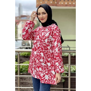 Moda Çizgi Desenli Tunik