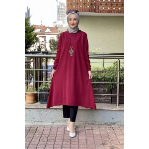 Moda Çizgi Desenli Tunik