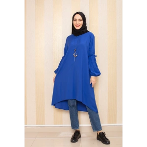 Moda Çizgi Desenli Tunik