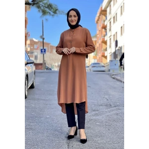 Moda Çizgi Desenli Tunik