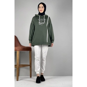 Moda Çizgi Desenli Tunik