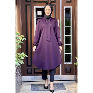 Moda Çizgi Desenli Tunik