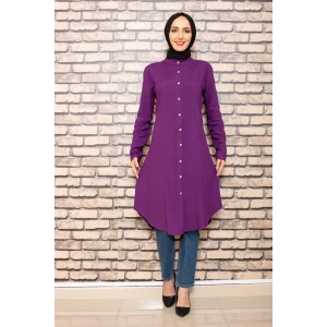 Moda Çizgi Desenli Tunik