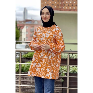 Moda Çizgi Desenli Tunik