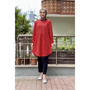 Moda Çizgi Desenli Tunik