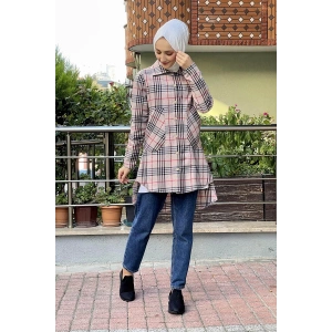 Moda Çizgi Desenli Tunik