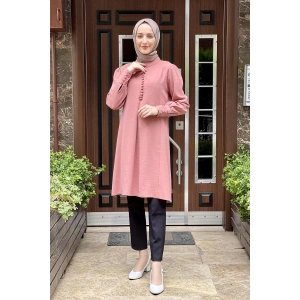 Moda Çizgi Desenli Tunik