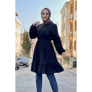 Moda Çizgi Desenli Tunik