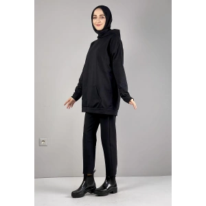 Moda Çizgi Desenli Tunik