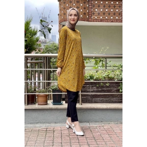 Moda Çizgi Desenli Tunik