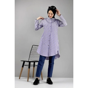 Moda Çizgi Desenli Tunik