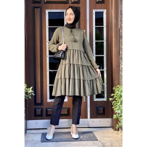 Moda Çizgi Desenli Tunik