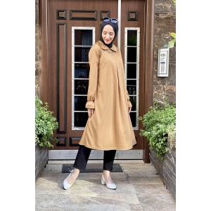 Moda Çizgi Desenli Tunik