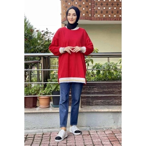 Moda Çizgi Desenli Tunik