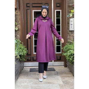 Moda Çizgi Desenli Tunik