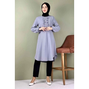 Moda Çizgi Desenli Tunik