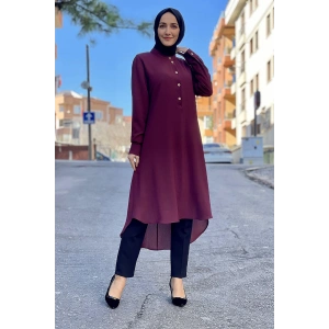 Moda Çizgi Desenli Tunik