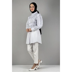 Moda Çizgi Desenli Tunik