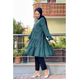 Moda Çizgi Desenli Tunik