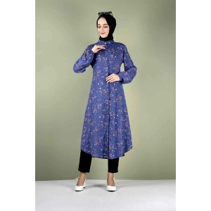 Moda Çizgi Desenli Tunik