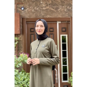 Moda Çizgi Desenli Tunik